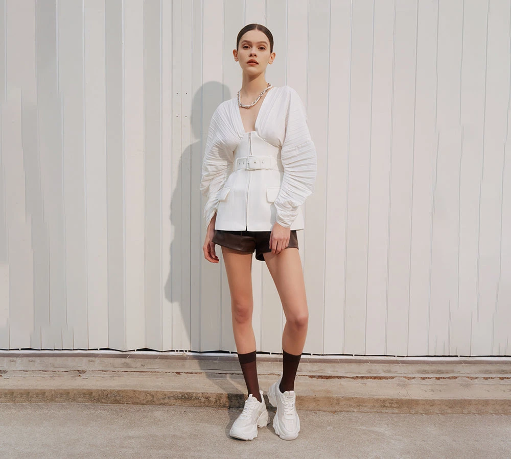 Women Chunky Platform Sneakers Casual Shoes Bombo 4 Women Chunky Platform Sneakers Casual Shoes Bombo - Image 2