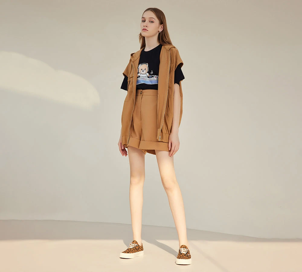 Women Leopard Print Sneakers Canvas Shoes Rana 4 Women Leopard Print Sneakers Canvas Shoes Rana - Image 2