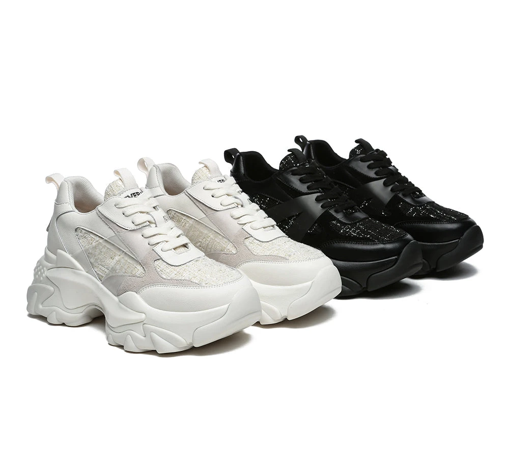 Women Chunky Platform Sneakers Casual Shoes Bombo 3 Women Chunky Platform Sneakers Casual Shoes Bombo