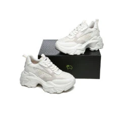 Women Chunky Platform Sneakers Casual Shoes Bombo 22 Women Chunky Platform Sneakers Casual Shoes Bombo -Shoe Store sneakers women chunky sneakers bombo 4