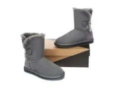 Australian Premium Double Face Sheepskin Short Button Water Resistant Boots -Shoe Store ugg boots as ugg boots double face sheepskin short button 18