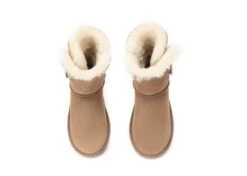 Australian Premium Double Face Sheepskin Short Button Water Resistant Boots -Shoe Store ugg boots as ugg boots double face sheepskin short button 8