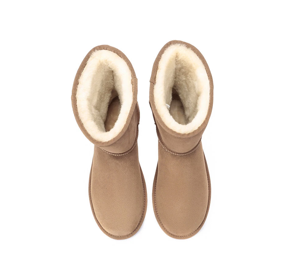 Australia Premium Double Face Sheepskin Mens Short Classic Boots 10 Australia Premium Double Face Sheepskin Mens Short Classic Boots - Image 8