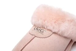 Women Slippers Premium Australia Sheepskin Wool Waffle Scuff -Shoe Store ugg boots as ugg unisex waffle slipper 14