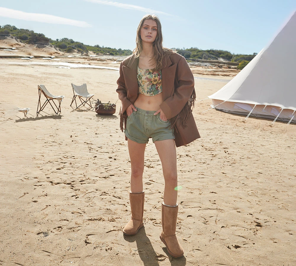 Australian Premium Double Face Sheepskin Tall Classic Boots 4 Australian Premium Double Face Sheepskin Tall Classic Boots - Image 2