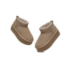 UGG Ultra Platform Mini Boots Sheepskin Wool Ankle Boots Saylor 34 UGG Ultra Platform Mini Boots Sheepskin Wool Ankle Boots Saylor -Shoe Store ugg boots australian shepherd ugg sheepskin wool ankle boots ultra platform saylor 12