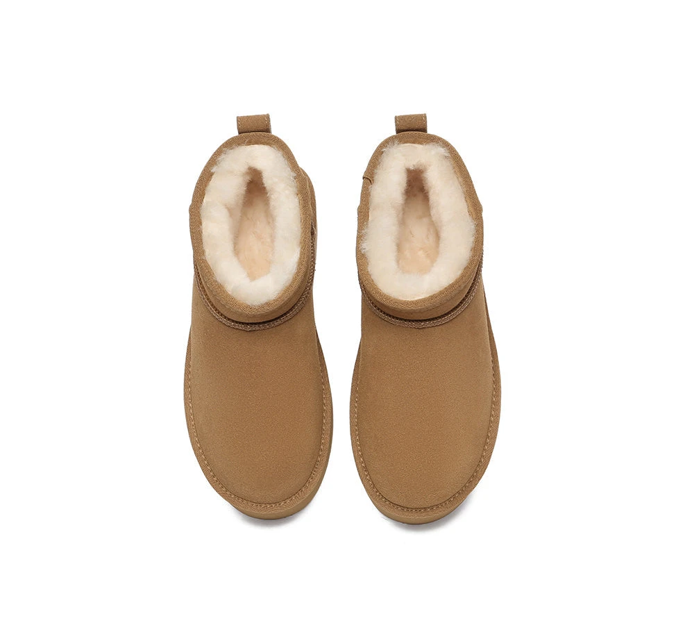 UGG Ultra Platform Mini Boots Sheepskin Wool Ankle Boots Saylor 10 UGG Ultra Platform Mini Boots Sheepskin Wool Ankle Boots Saylor - Image 8