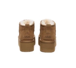 UGG Ultra Platform Mini Boots Sheepskin Wool Ankle Boots Saylor 30 UGG Ultra Platform Mini Boots Sheepskin Wool Ankle Boots Saylor -Shoe Store ugg boots australian shepherd ugg sheepskin wool ankle boots ultra platform saylor 8