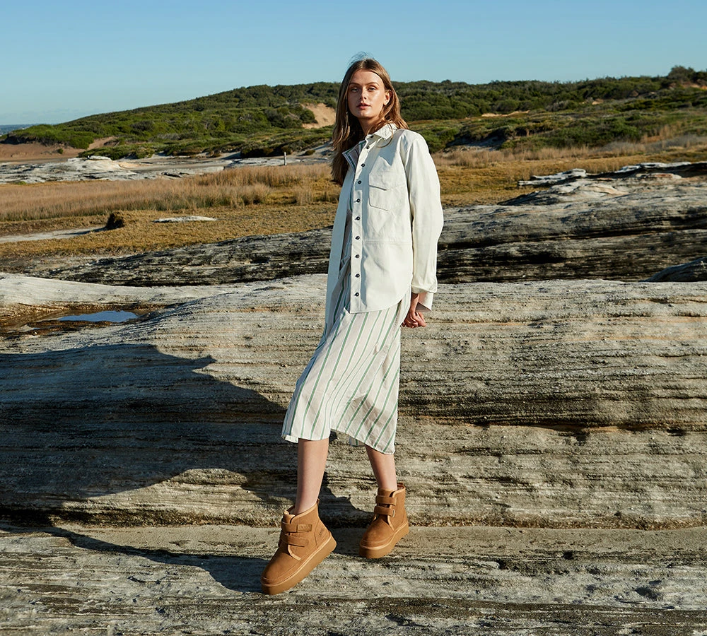 UGG Platform Boots Women Hook And Loop Lightweight Vigour 4 UGG Platform Boots Women Hook And Loop Lightweight Vigour - Image 2