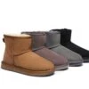 Unisex Double-Face Sheepskin Wool Mini Classic Boots