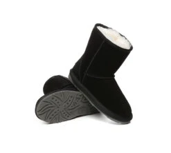 UGG Boots Sheepskin Wool Mid Calf Short Classic Suede Boots -Shoe Store ugg boots everau ugg sheepskin wool mid calf boots short classic suede 11