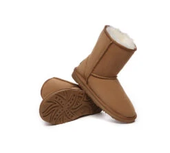 UGG Boots Sheepskin Wool Mid Calf Short Classic Suede Boots -Shoe Store ugg boots everau ugg sheepskin wool mid calf boots short classic suede 3