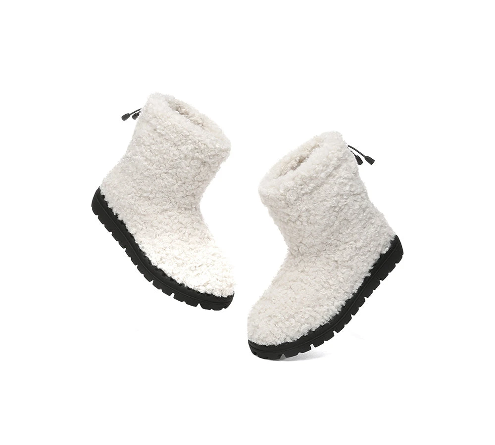 UGG Sheepskin Wool Plush Drawstring Boots Peggy 14 UGG Sheepskin Wool Plush Drawstring Boots Peggy - Image 12