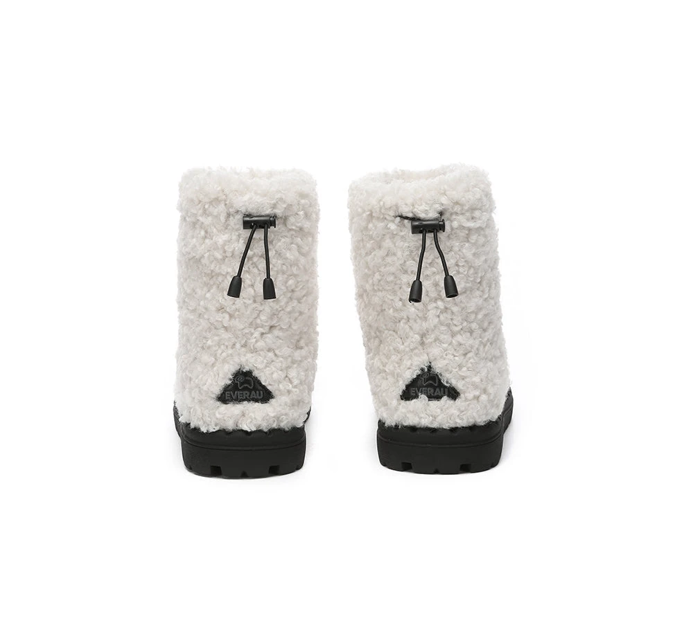 UGG Sheepskin Wool Plush Drawstring Boots Peggy 16 UGG Sheepskin Wool Plush Drawstring Boots Peggy - Image 14