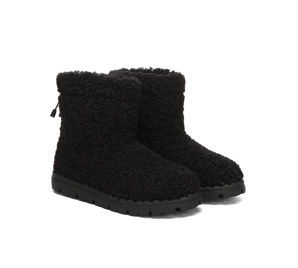 UGG Sheepskin Wool Plush Drawstring Boots Peggy 17 UGG Sheepskin Wool Plush Drawstring Boots Peggy - Image 15