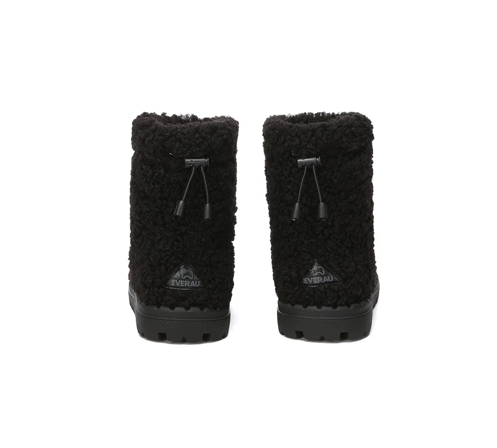 UGG Sheepskin Wool Plush Drawstring Boots Peggy 22 UGG Sheepskin Wool Plush Drawstring Boots Peggy - Image 20