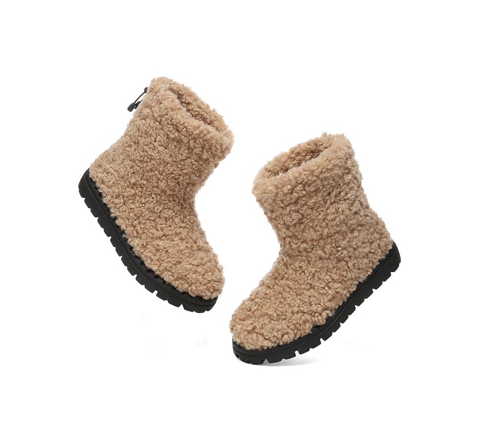 UGG Sheepskin Wool Plush Drawstring Boots Peggy 8 UGG Sheepskin Wool Plush Drawstring Boots Peggy - Image 6