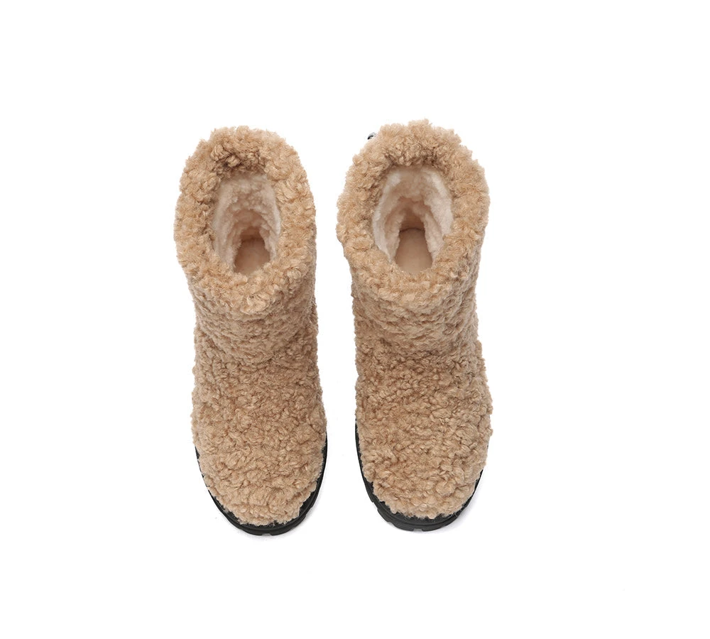 UGG Sheepskin Wool Plush Drawstring Boots Peggy 9 UGG Sheepskin Wool Plush Drawstring Boots Peggy - Image 7