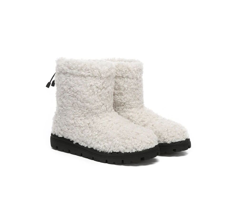 UGG Sheepskin Wool Plush Drawstring Boots Peggy 11 UGG Sheepskin Wool Plush Drawstring Boots Peggy - Image 9