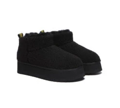 UGG Boots Sheepskin Wool Plush Ultra Platform Ankle Boots Teddycozy -Shoe Store ugg boots everau ugg sheepskin wool plush ankle platform boots ultra teddycozy 18