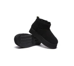 UGG Boots Sheepskin Wool Plush Ultra Platform Ankle Boots Teddycozy -Shoe Store ugg boots everau ugg sheepskin wool plush ankle platform boots ultra teddycozy 19