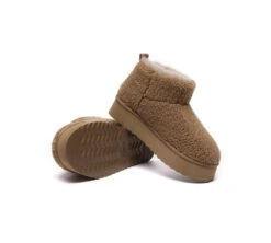 UGG Boots Sheepskin Wool Plush Ultra Platform Ankle Boots Teddycozy -Shoe Store ugg boots everau ugg sheepskin wool plush ankle platform boots ultra teddycozy 3