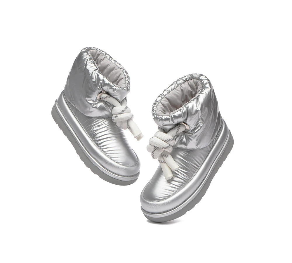 UGG Boots Women Sheepskin Wool Waterproof Adjustable Drawstring Ankle Boots Delabra 20 UGG Boots Women Sheepskin Wool Waterproof Adjustable Drawstring Ankle Boots Delabra - Image 18