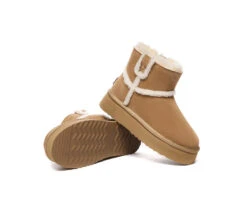 UGG Women Sheepskin Wool Shearling Lined Ankle Boots Schunck Platform -Shoe Store ugg boots everau ugg women sheepskin wool shearling lined ankle boots schunck platform 3