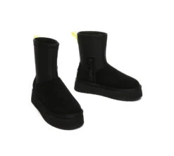 UGG Platform Boots Women Sheepskin Wool Zipper Decor Stretchy Mid Calf Ethel 31 UGG Platform Boots Women Sheepskin Wool Zipper Decor Stretchy Mid Calf Ethel -Shoe Store ugg boots everau ugg women sheepskin wool zipper stretchy mid calf platform boots ethel 13