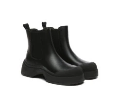 Women Leather Ankle Chunky Boots Mindy 27 Women Leather Ankle Chunky Boots Mindy -Shoe Store ugg boots everau women leather ankle chunky fashion boots mindy 10