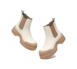 Women Leather Ankle Chunky Boots Mindy 23 Women Leather Ankle Chunky Boots Mindy -Shoe Store ugg boots everau women leather ankle chunky fashion boots mindy 5