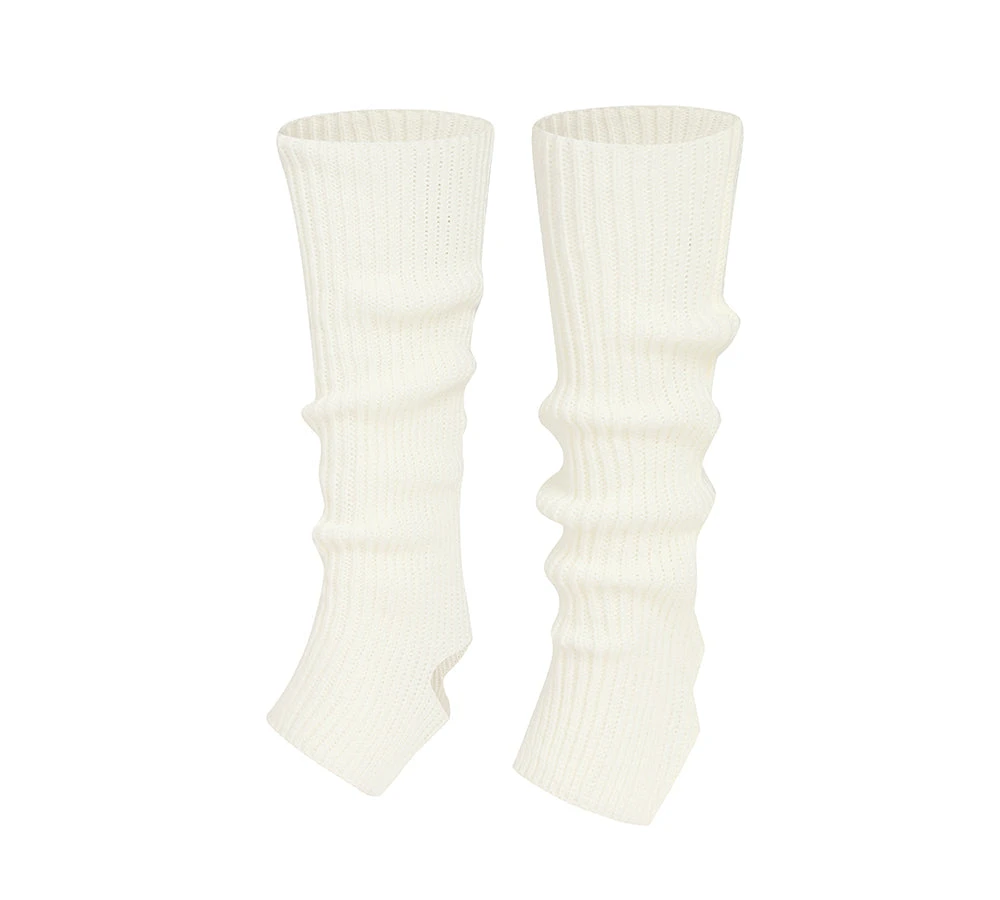 Women Stretchy Ribbed Knit Stirrup Leg Warmers 17 Women Stretchy Ribbed Knit Stirrup Leg Warmers - Image 15