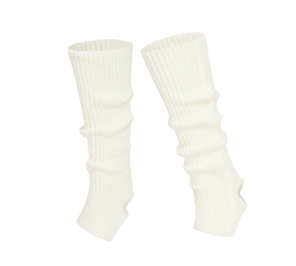 Women Stretchy Ribbed Knit Stirrup Leg Warmers 18 Women Stretchy Ribbed Knit Stirrup Leg Warmers - Image 16