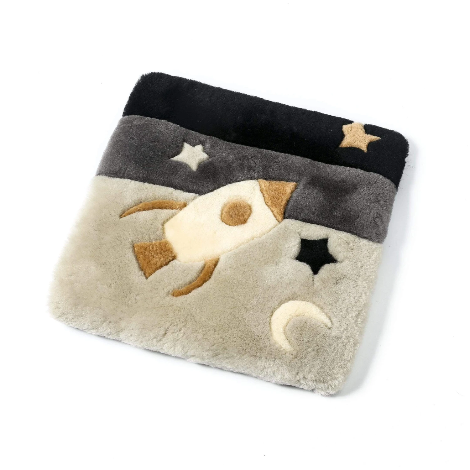 Kids Koala/Star Moon/Rocket/Chessboard/Kangaroo Graphic Pattern Wool Cushion 13 Kids Koala/Star Moon/Rocket/Chessboard/Kangaroo Graphic Pattern Wool Cushion - Image 11