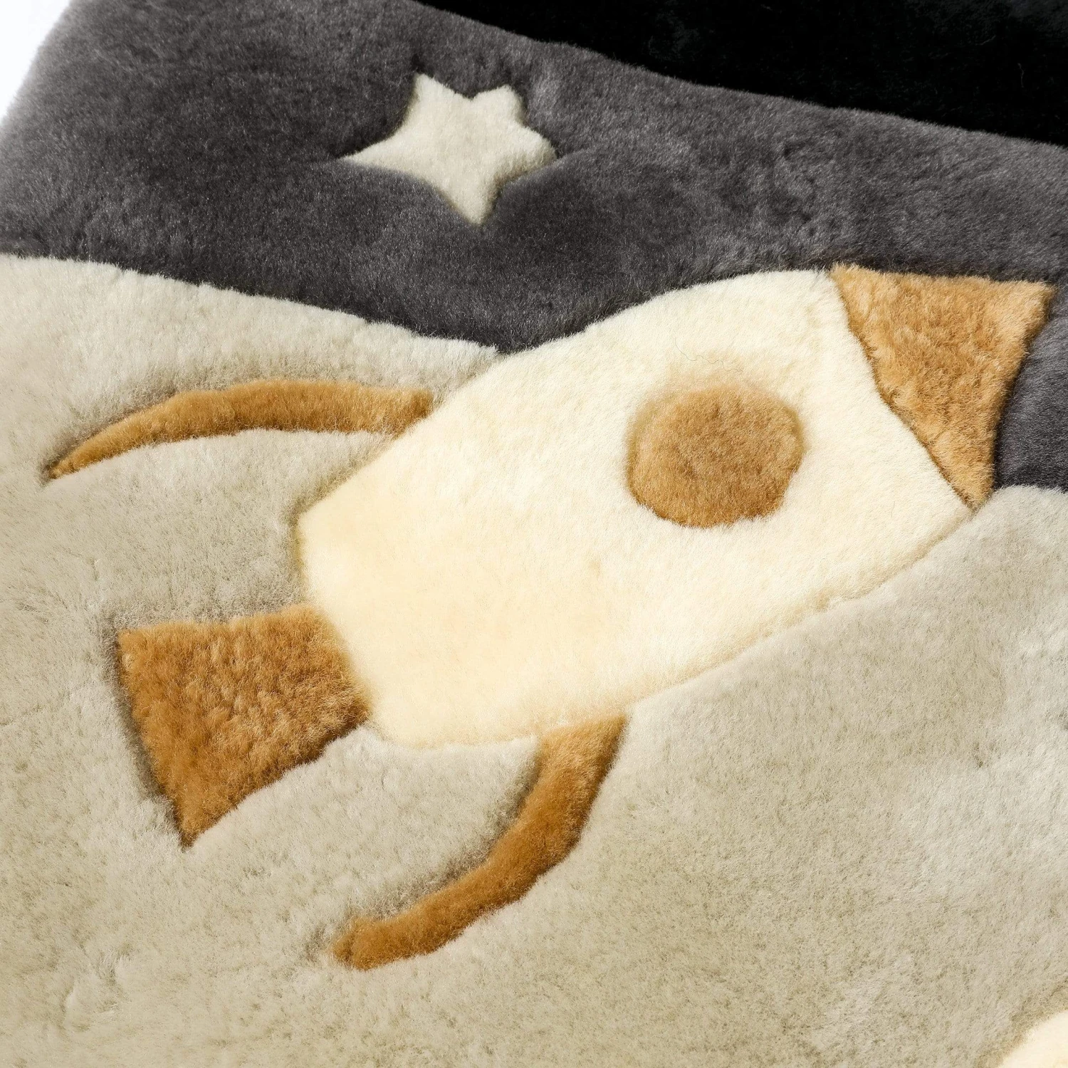 Kids Koala/Star Moon/Rocket/Chessboard/Kangaroo Graphic Pattern Wool Cushion 14 Kids Koala/Star Moon/Rocket/Chessboard/Kangaroo Graphic Pattern Wool Cushion - Image 12