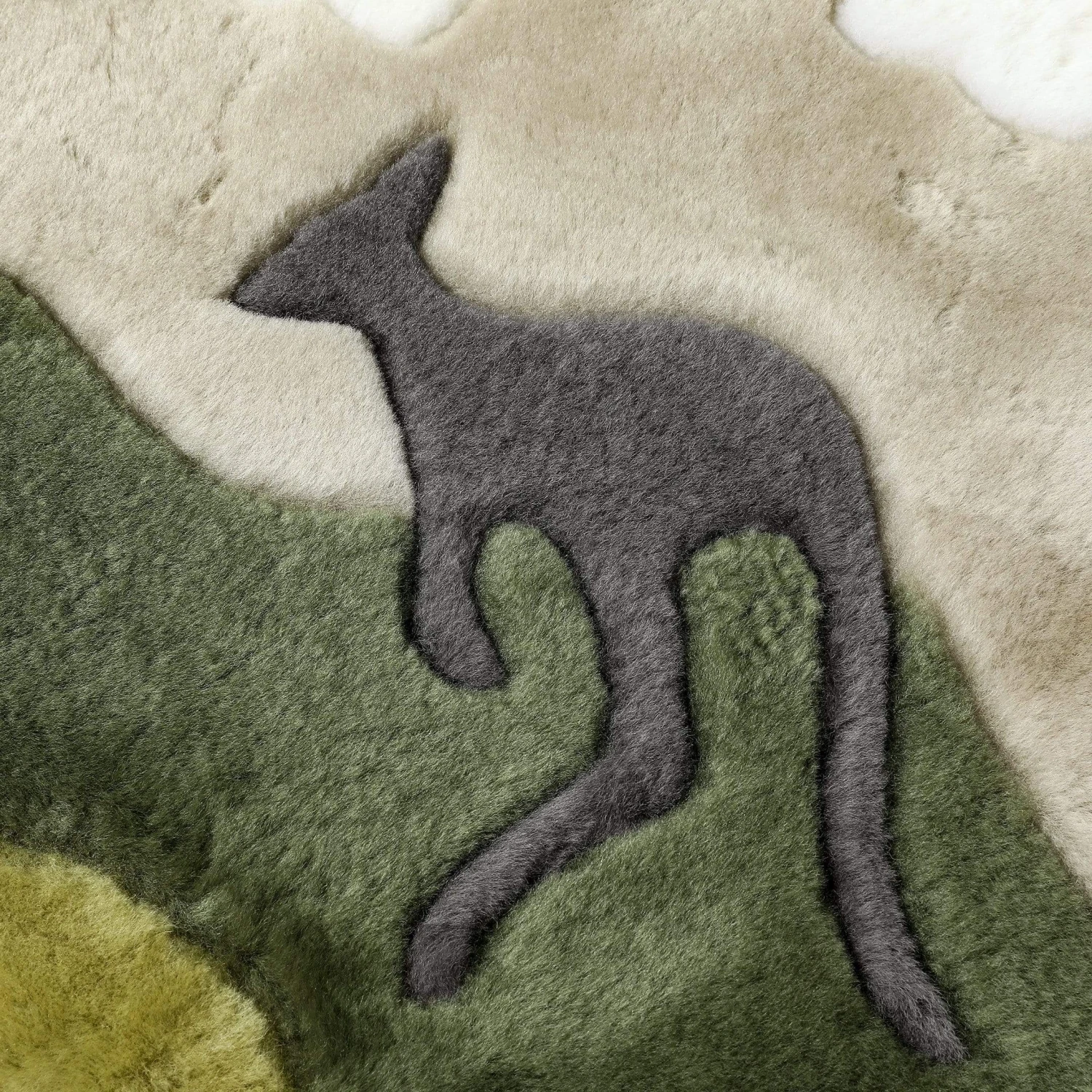 Kids Koala/Star Moon/Rocket/Chessboard/Kangaroo Graphic Pattern Wool Cushion 8 Kids Koala/Star Moon/Rocket/Chessboard/Kangaroo Graphic Pattern Wool Cushion - Image 6