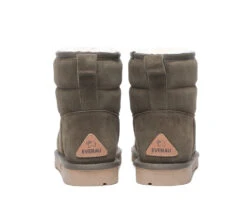 Women Mini Sheepskin Wool Boots Puffer -Shoe Store ugg boots mini sheepskin boots women puffer 18