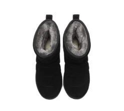 Women Mini Sheepskin Wool Boots Puffer -Shoe Store ugg boots mini sheepskin boots women puffer 32