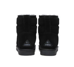 Women Mini Sheepskin Wool Boots Puffer -Shoe Store ugg boots mini sheepskin boots women puffer 34