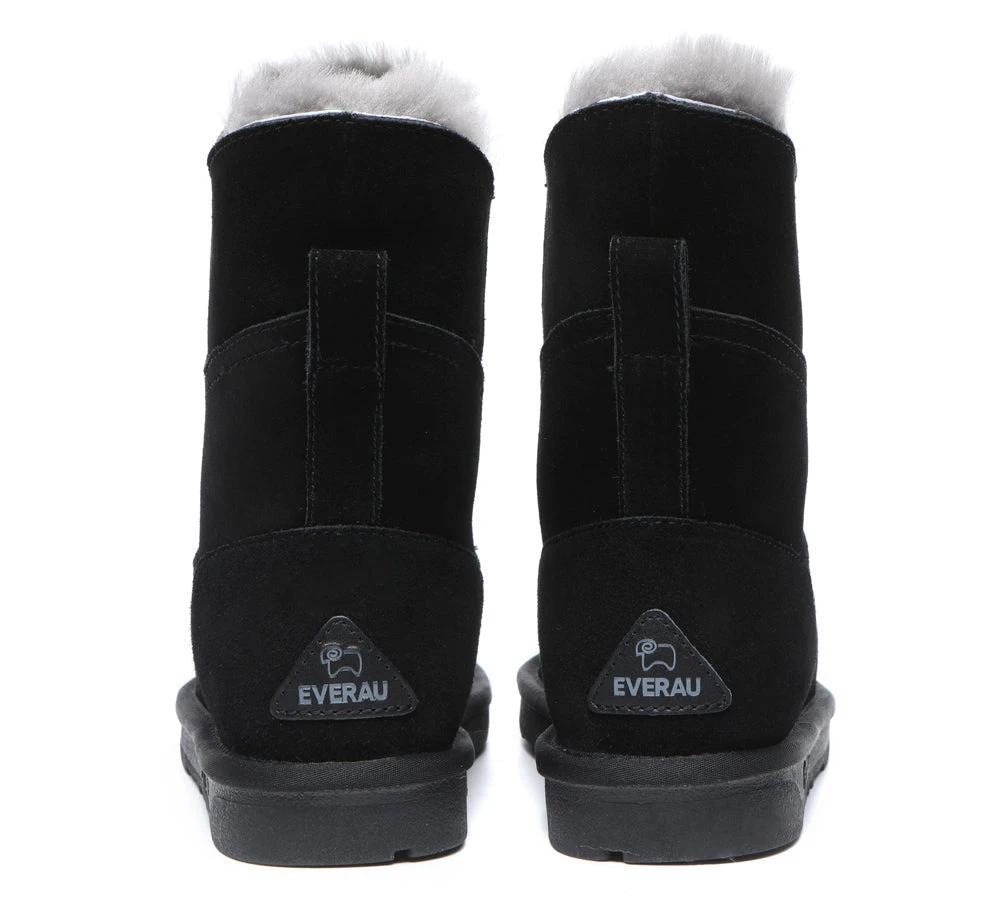 Premium Australian Sheepskin Short Boots Women Swanston 2 Panel 16 Premium Australian Sheepskin Short Boots Women Swanston 2 Panel - Image 14