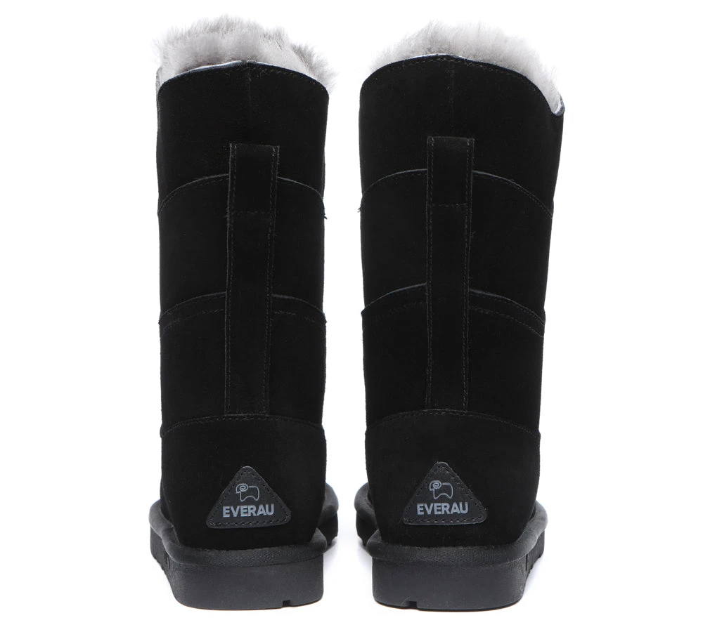 Premium Australian Sheepskin Tall Boots Women Swanston 3 Panel 16 Premium Australian Sheepskin Tall Boots Women Swanston 3 Panel - Image 14