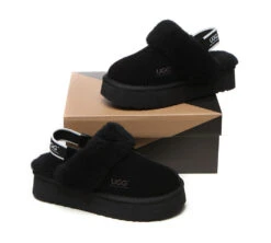 UGG Slippers Women Sheepskin Wool Removable Strap Slingback Slippers Muffin Platform 33 UGG Slippers Women Sheepskin Wool Removable Strap Slingback Slippers Muffin Platform -Shoe Store ugg boots removable strap slingback ugg slippers women muffin platform 12