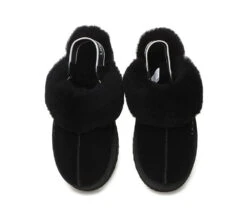 UGG Slippers Women Sheepskin Wool Removable Strap Slingback Slippers Muffin Platform 34 UGG Slippers Women Sheepskin Wool Removable Strap Slingback Slippers Muffin Platform -Shoe Store ugg boots removable strap slingback ugg slippers women muffin platform 14