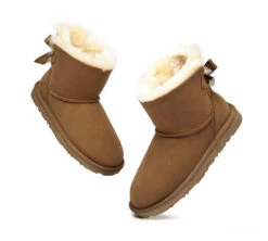 UGG Boots Women Sheepskin Wool Mini Back Single Bow Classic Boots -Shoe Store ugg boots sheepskin mini back single bow women boots 12