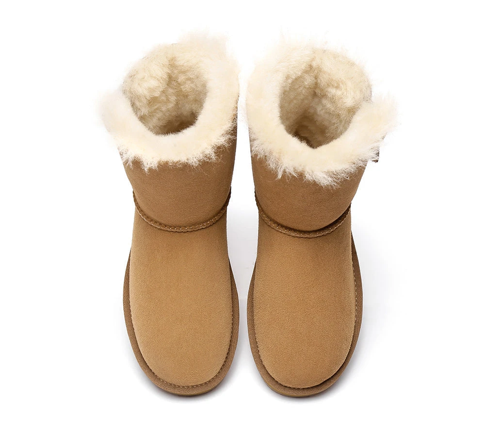 Sheepskin Zipper Short Women Boots Zipporah 13 Sheepskin Zipper Short Women Boots Zipporah - Image 11