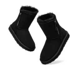 Sheepskin Zipper Short Women Boots Zipporah 33 Sheepskin Zipper Short Women Boots Zipporah -Shoe Store ugg boots sheepskin zipper short women boots zipporah 18