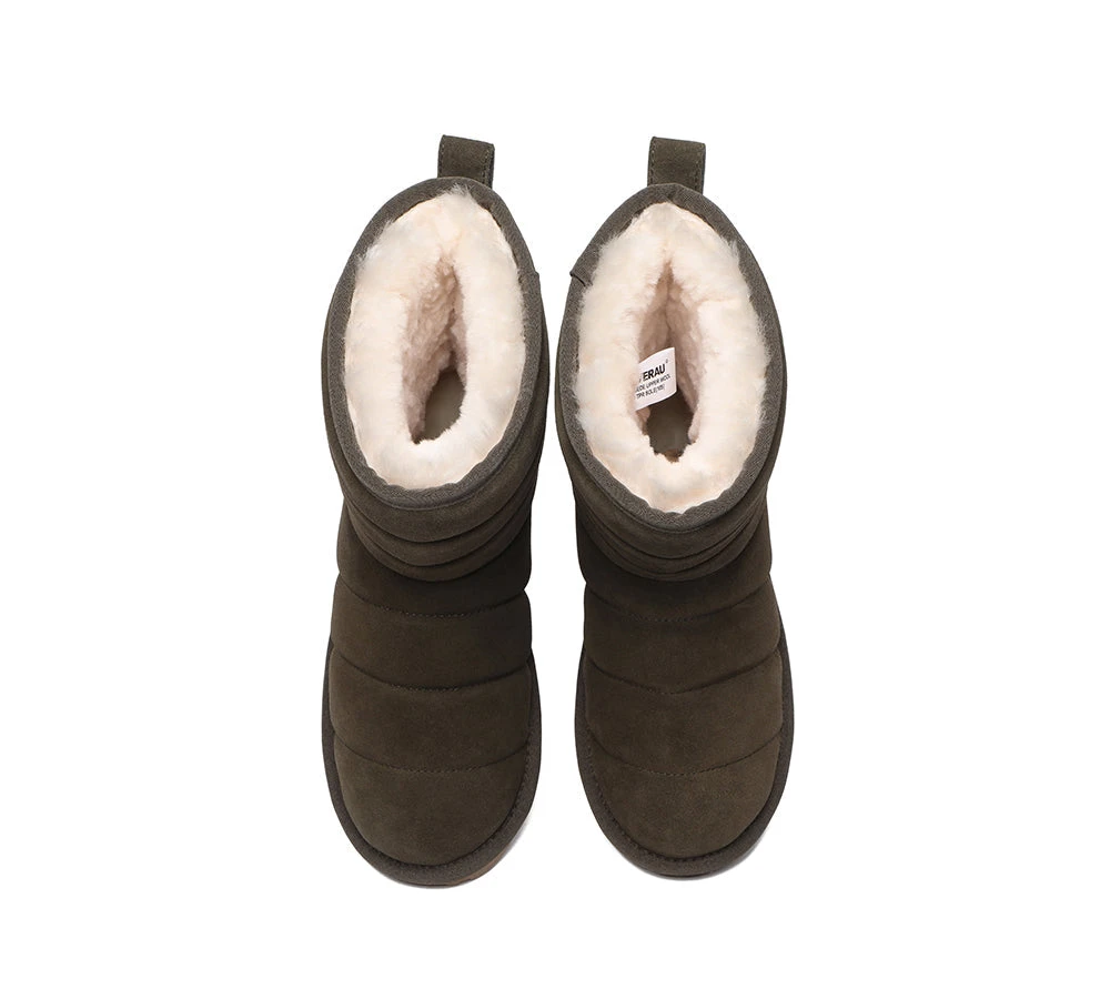 Short Sheepskin Boots Women Puffer 16 Short Sheepskin Boots Women Puffer - Image 14