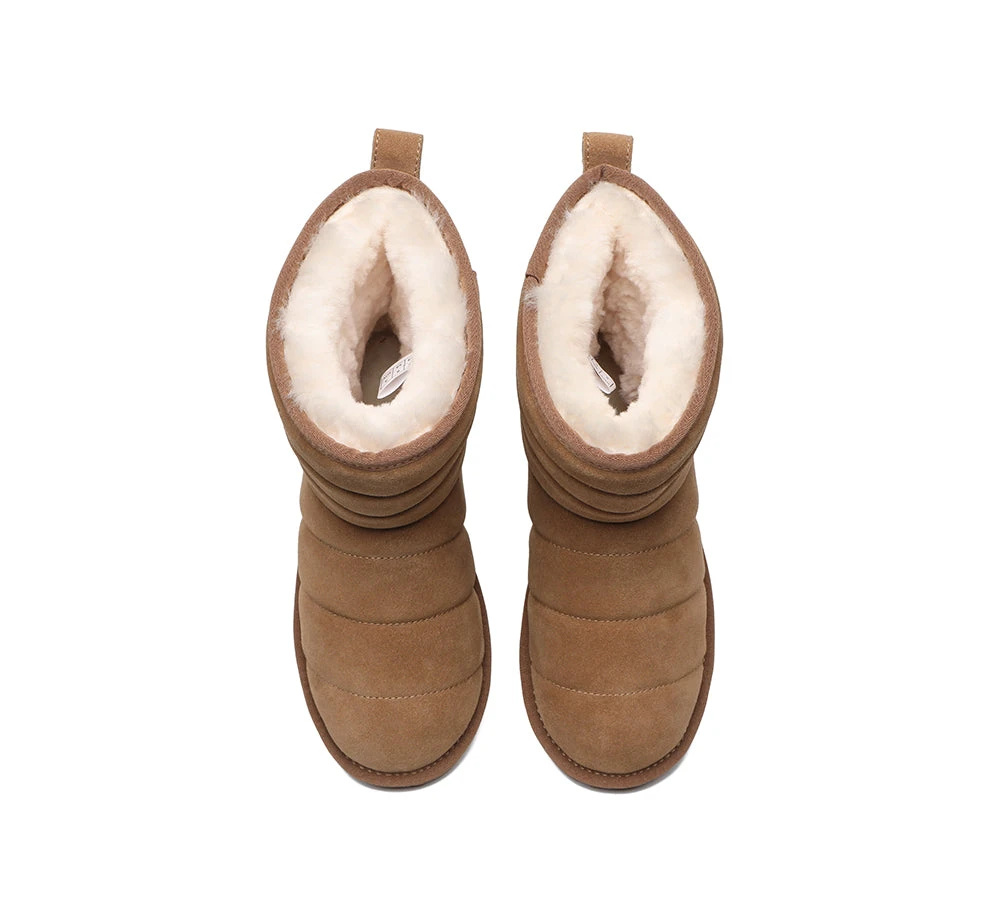 Short Sheepskin Boots Women Puffer 9 Short Sheepskin Boots Women Puffer - Image 7