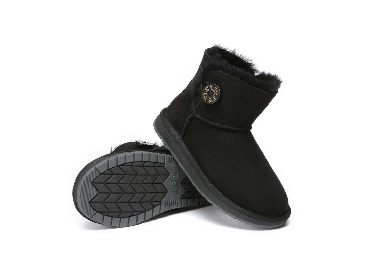 Australia Premium Double Face Sheepskin Water Resistant Mini Button Boots 12 Australia Premium Double Face Sheepskin Water Resistant Mini Button Boots - Image 10