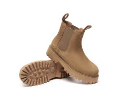 UGG Boots Sheepskin Wool Suede Chelsea Block Heel Chana 23 UGG Boots Sheepskin Wool Suede Chelsea Block Heel Chana -Shoe Store ugg boots ugg boots chelsea block heel chana 3